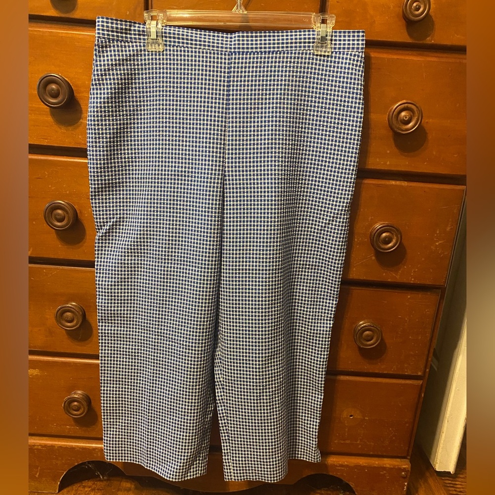 Alfred Dunner checkered pattern pants
